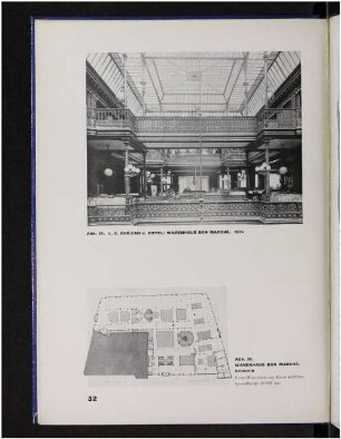 Abb. 21. Warenhaus Bon Marché. 1876. Abb. 22. Grundriß