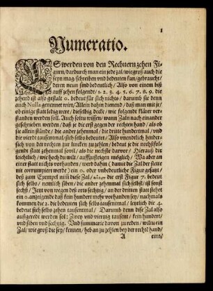 Numeratio.
