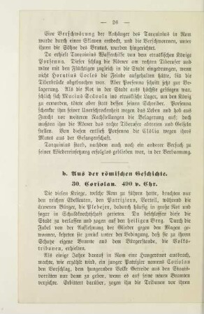 b. Aus der römischen Geschichte