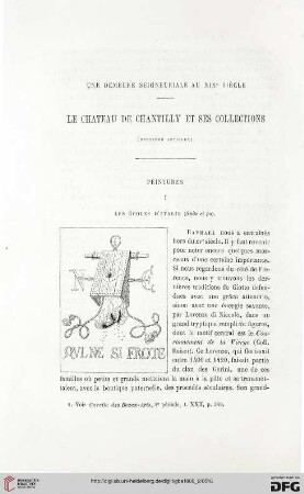 2. Pér. 22.1880: Le château de Chantilly et ses collections, 2 : une demeure seigneuriale au XIXe siècle