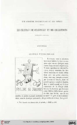 2. Pér. 22.1880: Le château de Chantilly et ses collections, 2 : une demeure seigneuriale au XIXe siècle