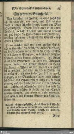 Wie Spanferkel zuzurichten