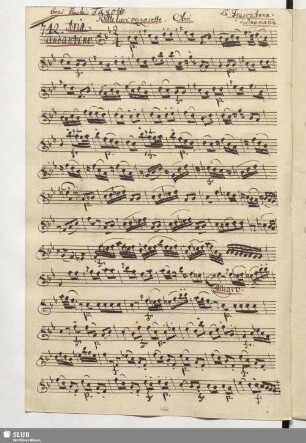 742. Aria: Belle luci vezzosette / Naumann, J.G.
