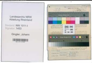 Entnazifizierung Johann Gingter , geb. 16.09.1900 (Angestellter)