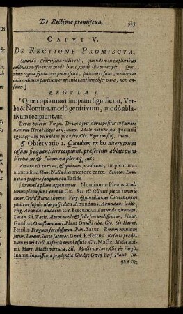 Caput V. De Rectione Promiscua.