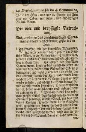 142-154, Die vier und dreyßigste Betrachtung. - Die sechs und dreyßigste Betrachtung.