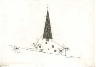 Gsaenger, Gustav; Fischbachau (Bayern); Ev. Kirche - Ansicht