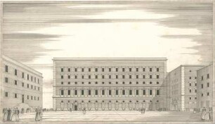 Fick, Roderich; Linz an der Donau (Österreich); Hotel Donauhof - Ansicht Hof (Perspektive)
