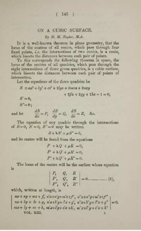 On a cubic surface.