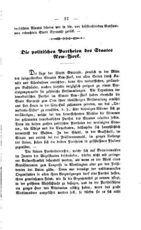 Die politischen Partheien des Staates New-York