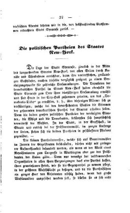 Die politischen Partheien des Staates New-York
