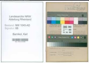 Entnazifizierung Karl Barnikol , geb. 06.07.1898 (Geschaeftsfuehrer)
