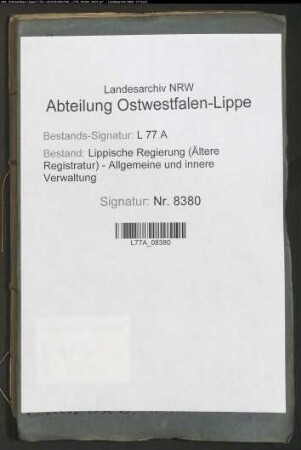 Straßenbau.- Landstraße (Chaussee) Detmold-Schlangen.- Kreuzkrug-Horn.- Horn-Detmold.- Schmedissen-Meinberg, Bd. 3