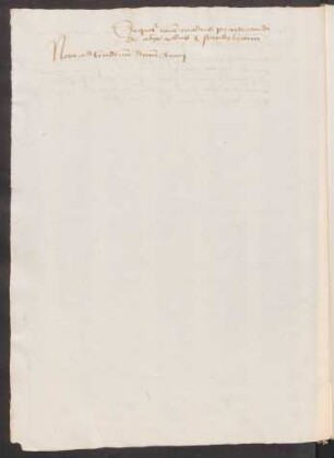 Modus practicandi de aliis rebus et statibus hominum (bricht in 1. Zeile ab, Rest leer)
