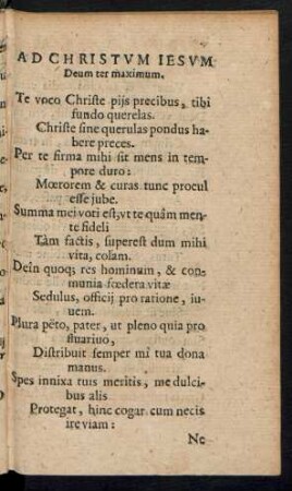 Ad Christum Iesum Deum ter maximum.