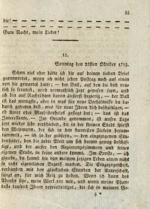 11. Sonntag den 25ten Oktober 1795.