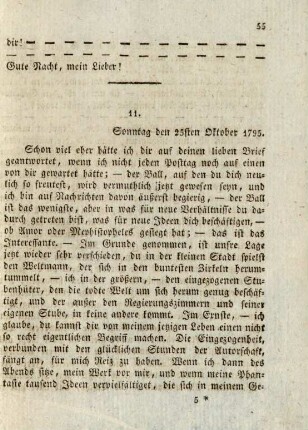 11. Sonntag den 25ten Oktober 1795.