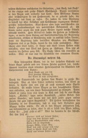 Die Sturmvögel mehren sich