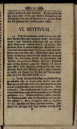 VI. Motivum. - X. Motivum.