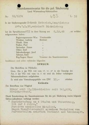 Schenk, Heinrich