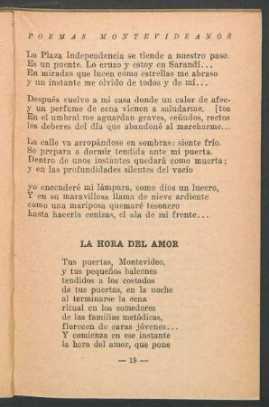 La hora del amor