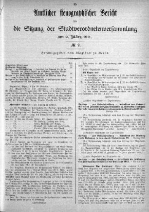 No. 9, 2. März 1911