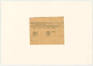 Thiersch, Friedrich von; Frankfurt / Main (Hessen); Festhalle - Fassade (Teilansicht)