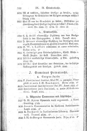 J. Gemeines Privatrecht.
