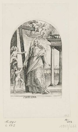 S. Helena, Blatt 11 der Folge "Gemälde von Rom"