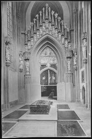 Meißen. Dom - Fürstengruft u. Hauptportal
