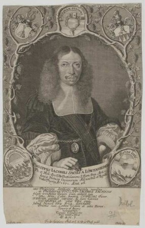 Bildnis des Philippus Iacobus Sachs a Löwenheimb