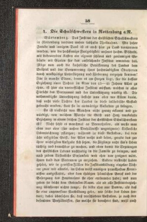 ¬Die¬ Schulschwestern in Rottenburg a/N.