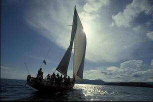 Australien. Ein Segelboot