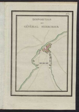 No. 3. Disposition Général Serrurier