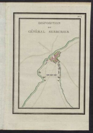 No. 3. Disposition Général Serrurier