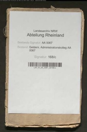 Verkauf der entbehrlichen Gemeinheiten zu Oirlo