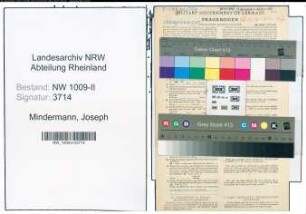Entnazifizierung Joseph Mindermann , geb. 11.12.1909 (Dachdecker)