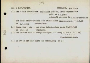 Eckert, Ferdinand