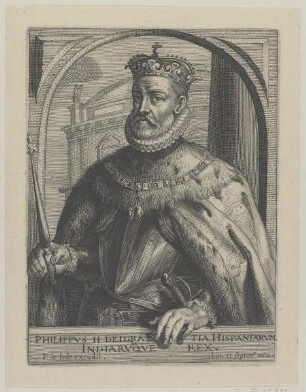 Bildnis des Philippvs II. Hispaniarvm