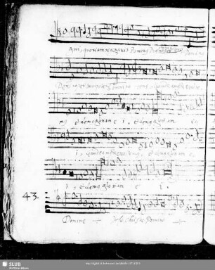 43 Iacobus Gallus: Domine Jesu Christe non sum dignus