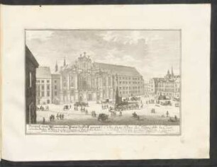 Prospect des Wienerischen Platzes der Hoff genannt ... = Vue d'une Place de Vienne dite la Cour ...