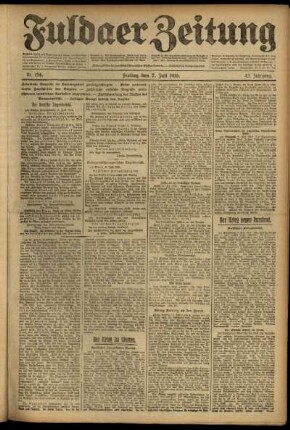 Ausgabe vom Freitag, den 07. Juli 1916.