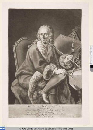 Der Stecher Johann Daniel Herz
