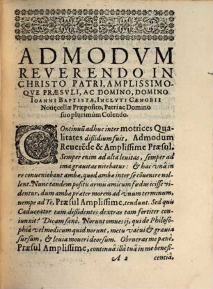 Dispvtatio Philosophica De Qvalitatibus Motricibvs, Gravitate Et Levitate