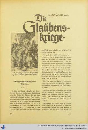 Der weltgeschichtliche Wendepunkt des Mittelalters, II. Teil.