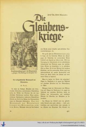 Der weltgeschichtliche Wendepunkt des Mittelalters, II. Teil.