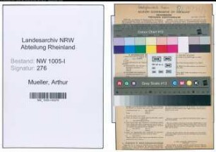 Entnazifizierung Arthur Mueller , geb. 26.02.1895 (Oberheizer)