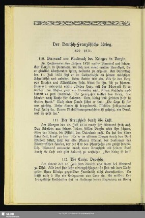 Der Deutsch-Französische Krieg : 1870-1871