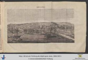 Illustration: Ansicht von Algier.