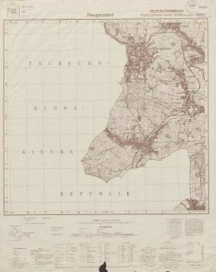 5053 (alte Nr.: 87) Neugersdorf, Topographische Karte 1:25000 (4 cm - Karte)